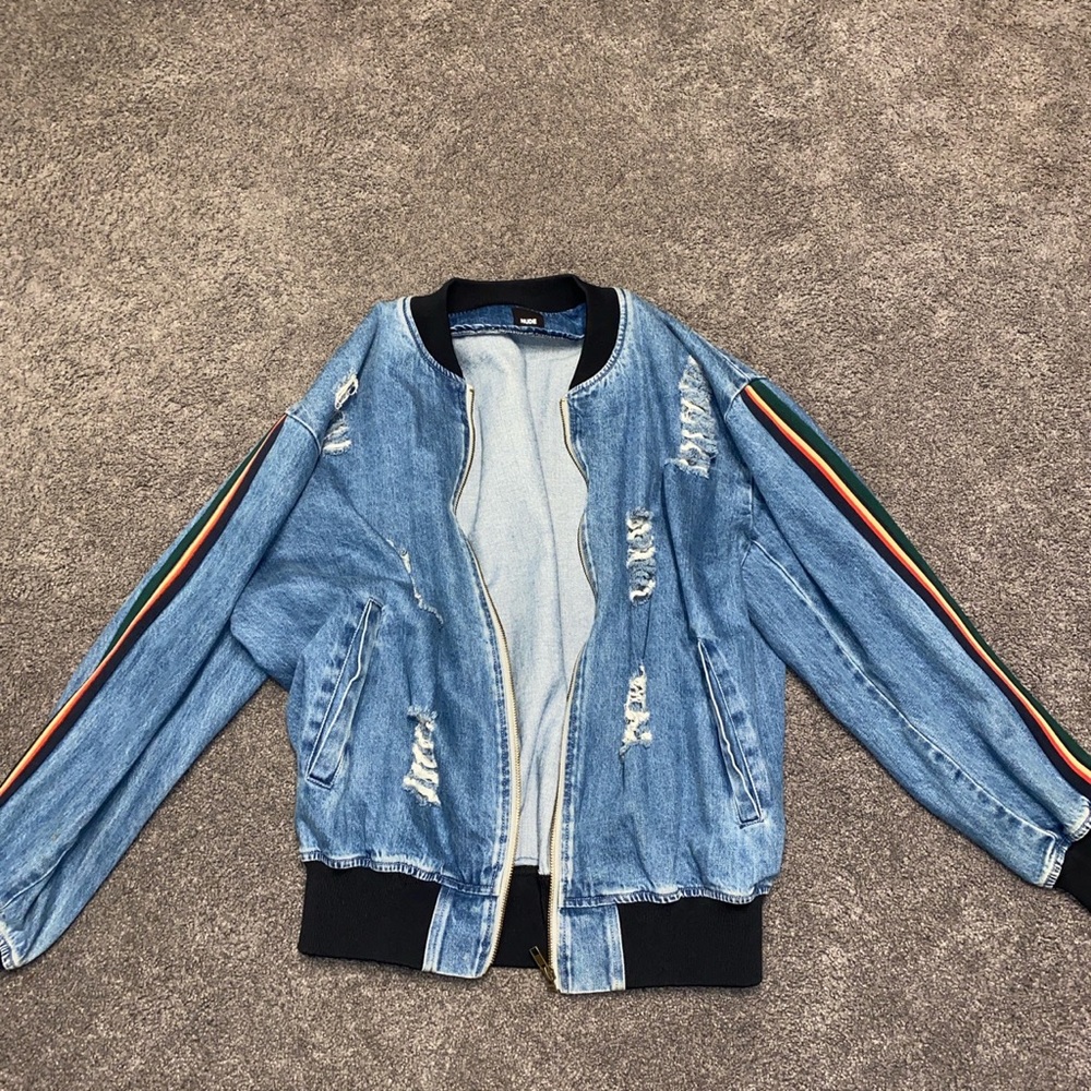 NUDE Denim Bomber Jacket